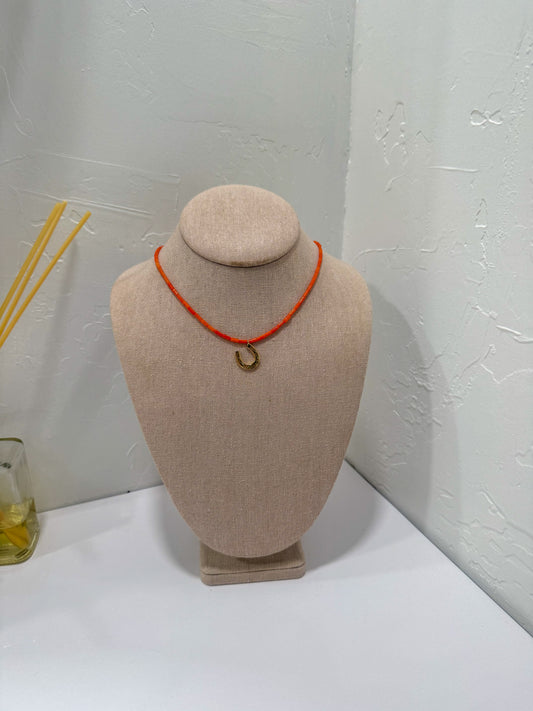 Bright orange Horseshoe