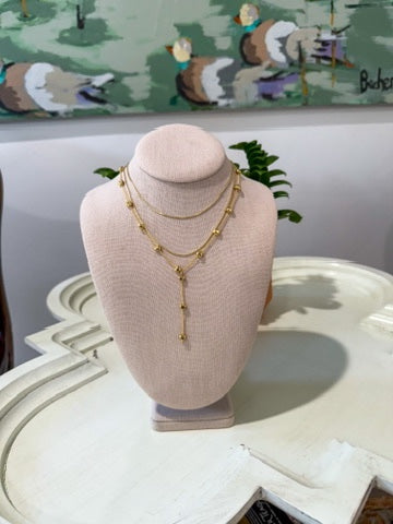 Heart drop necklace