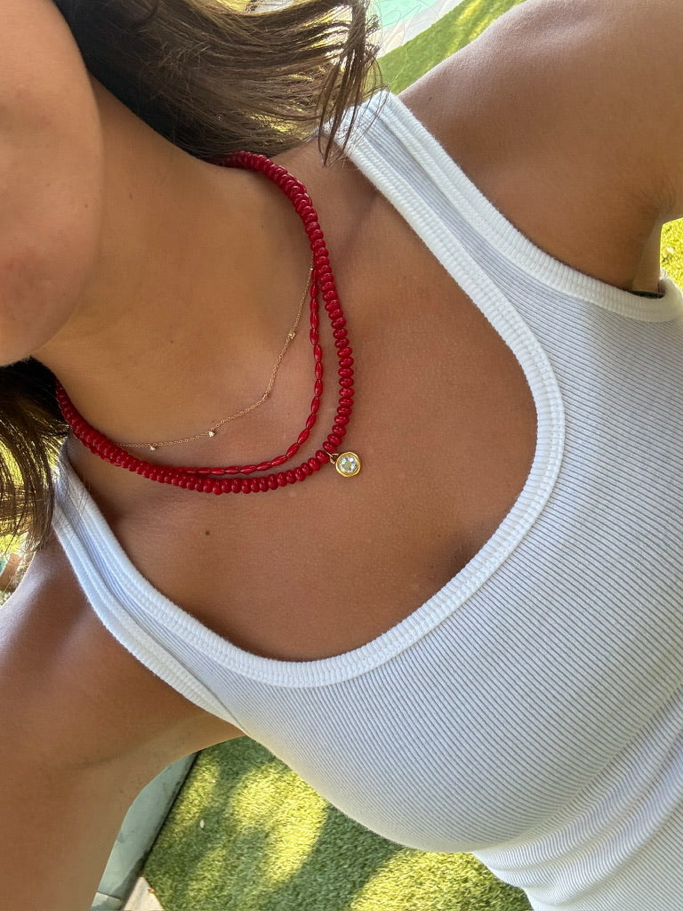 Little red necklace