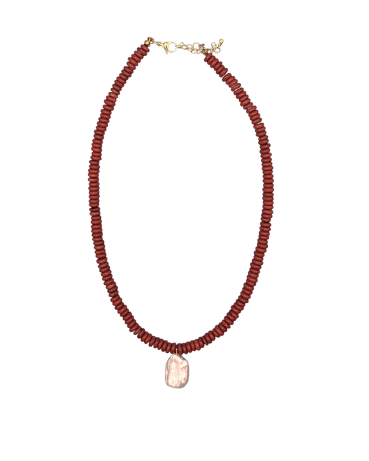 Longhorns Pearl Necklace