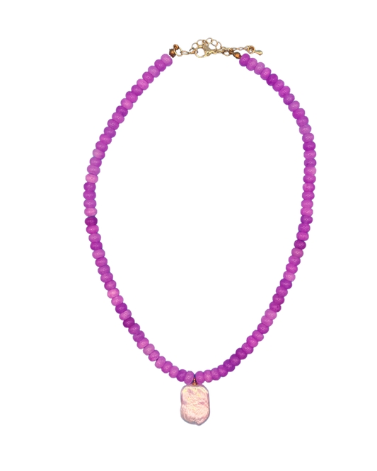 Purple Pearl Necklace