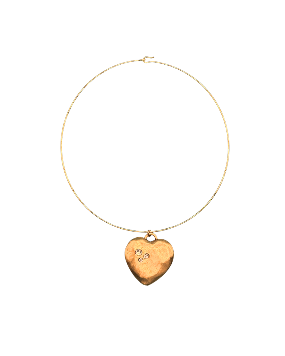 Gold Gameday Heart