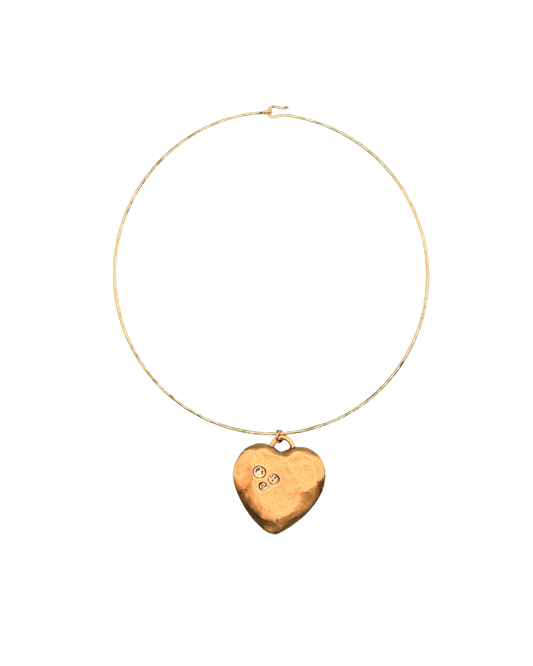 Gold Gameday Heart