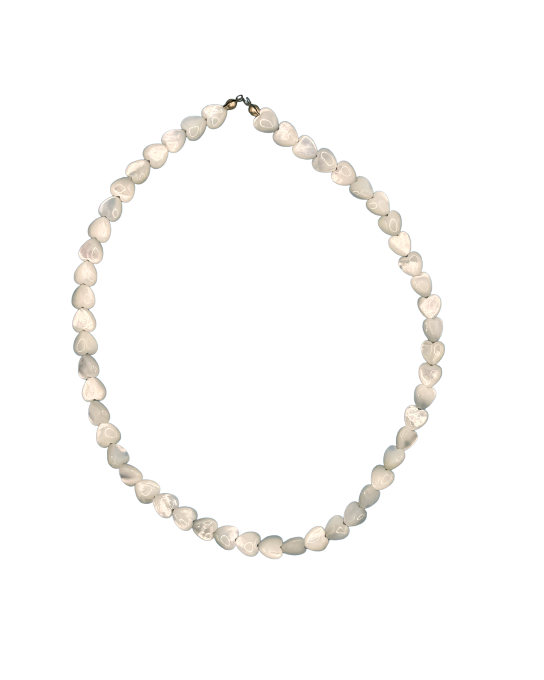 White hearts necklace