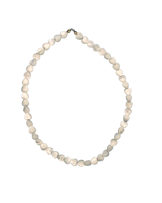 White hearts necklace