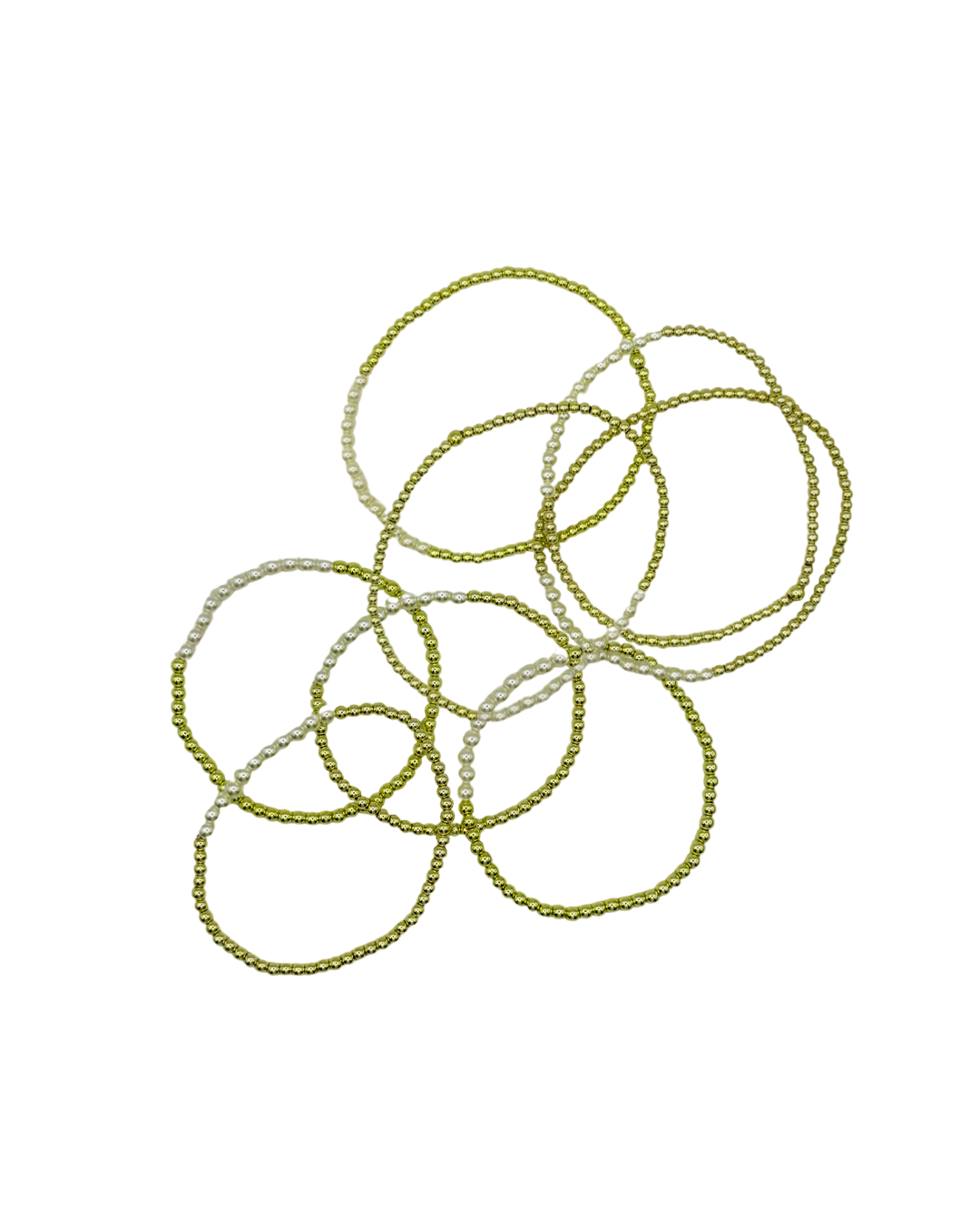 Gold Pearl Bracelets