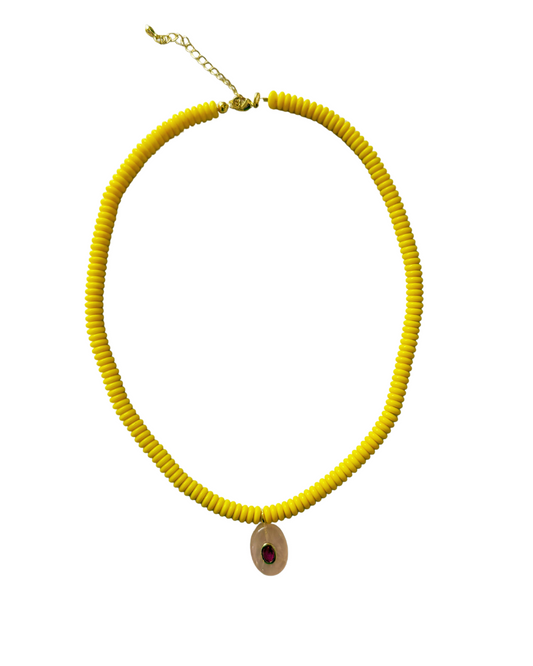Lemon drop necklace